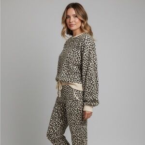 Z Supply / Leopard Print Lounge Set